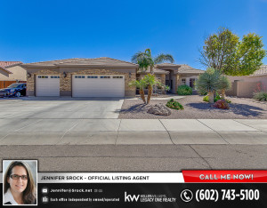 North/South facing home at 273 W Ridgeview Trail Home For Sale In Casa Grande